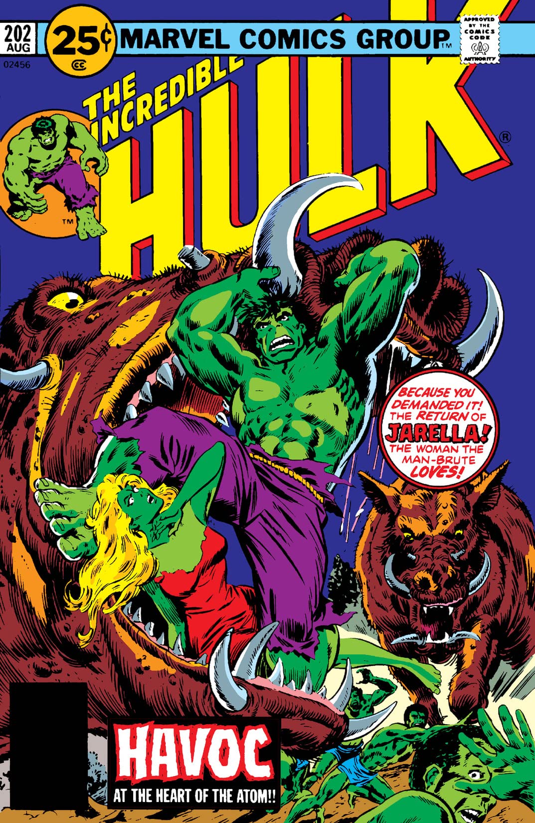 The Incredible Hulk #202 cover