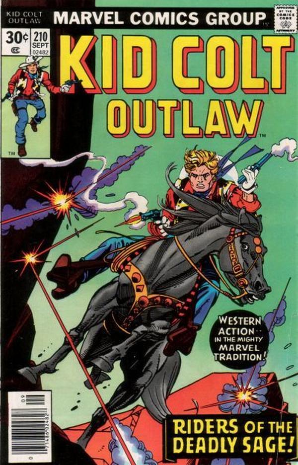 Kid Colt Outlaw #210 cover
