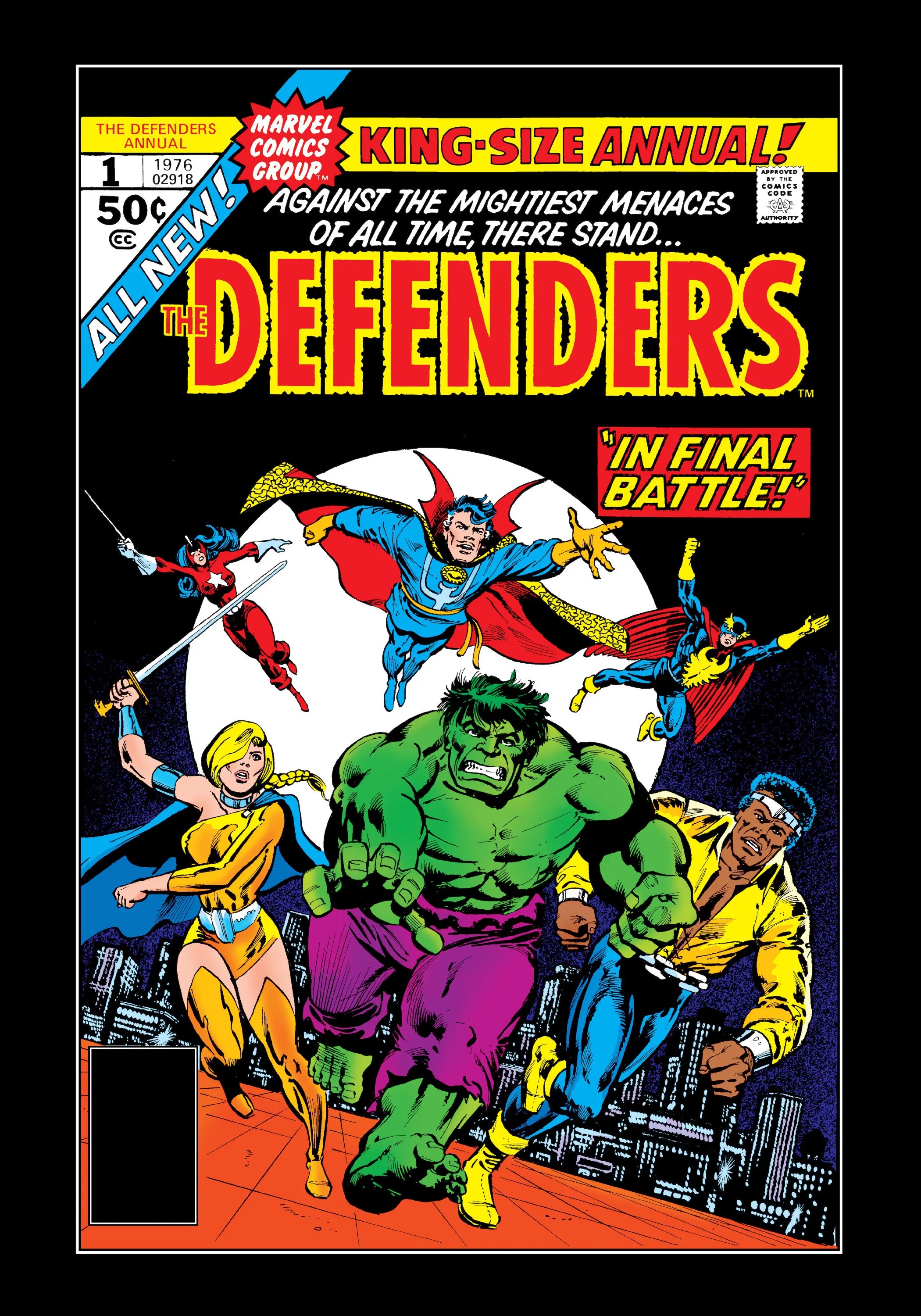 The Defenders Annual #1 cover