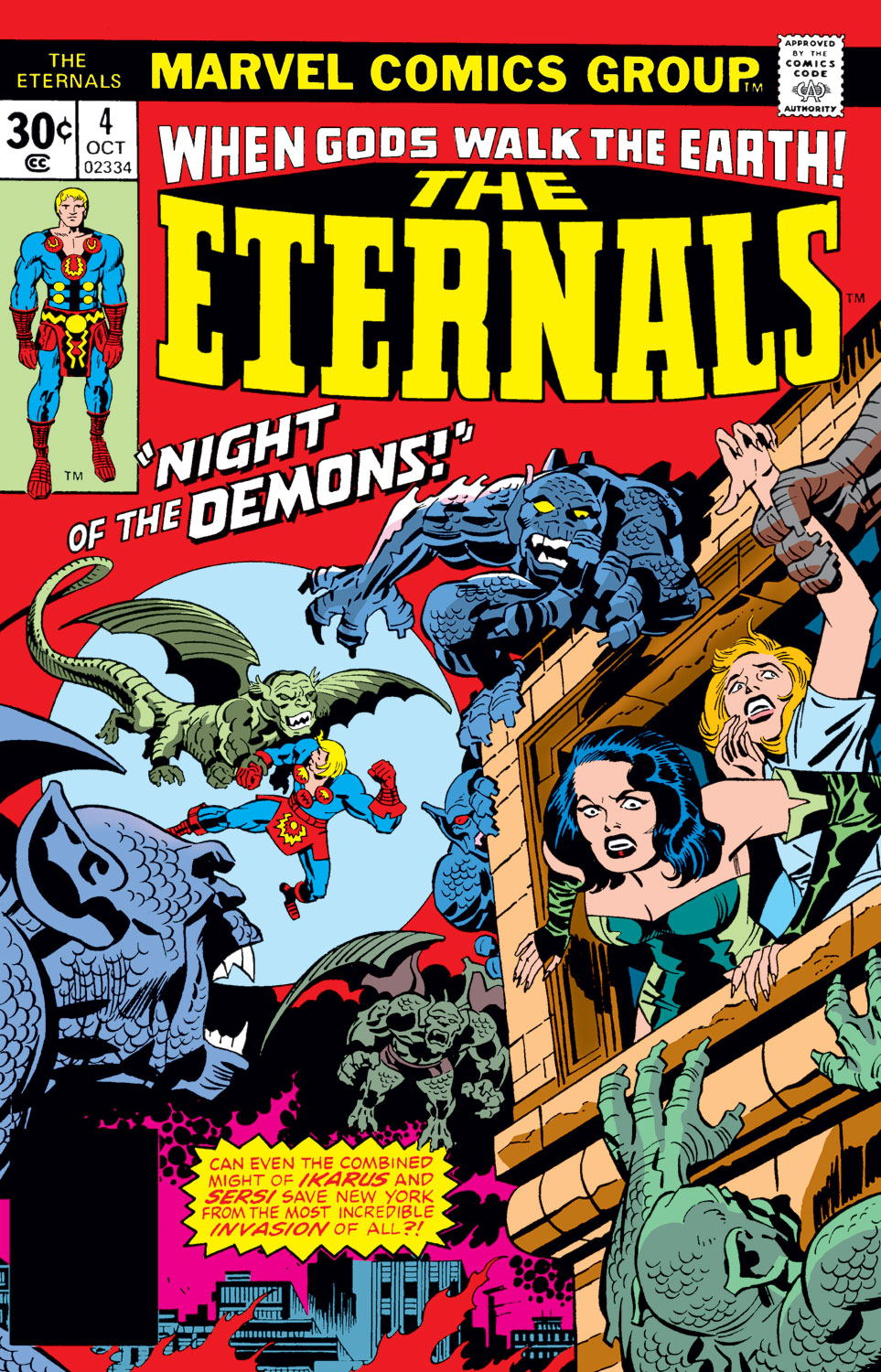 The Eternals #4 cover