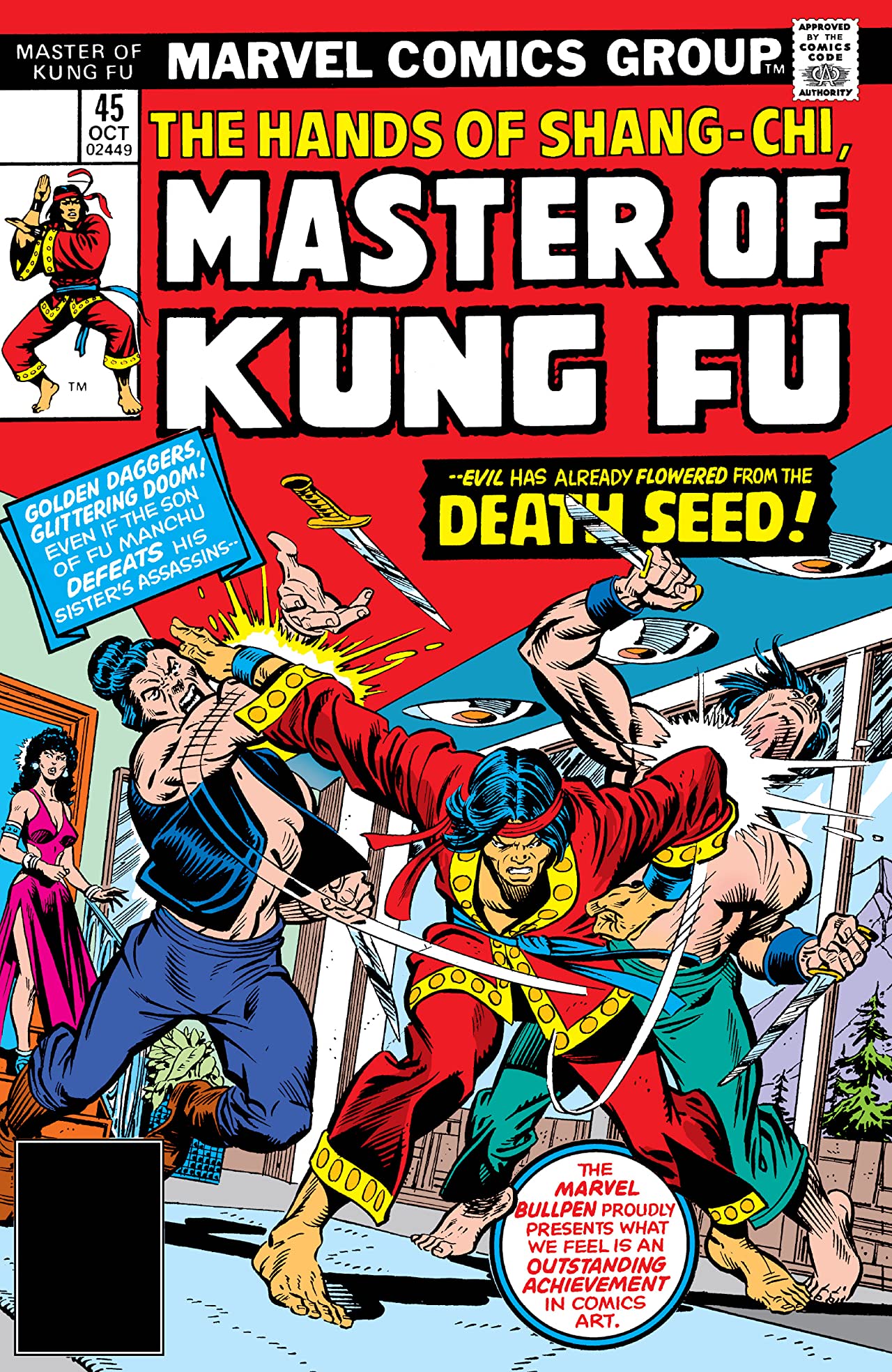 Master of Kung Fu #45 cover