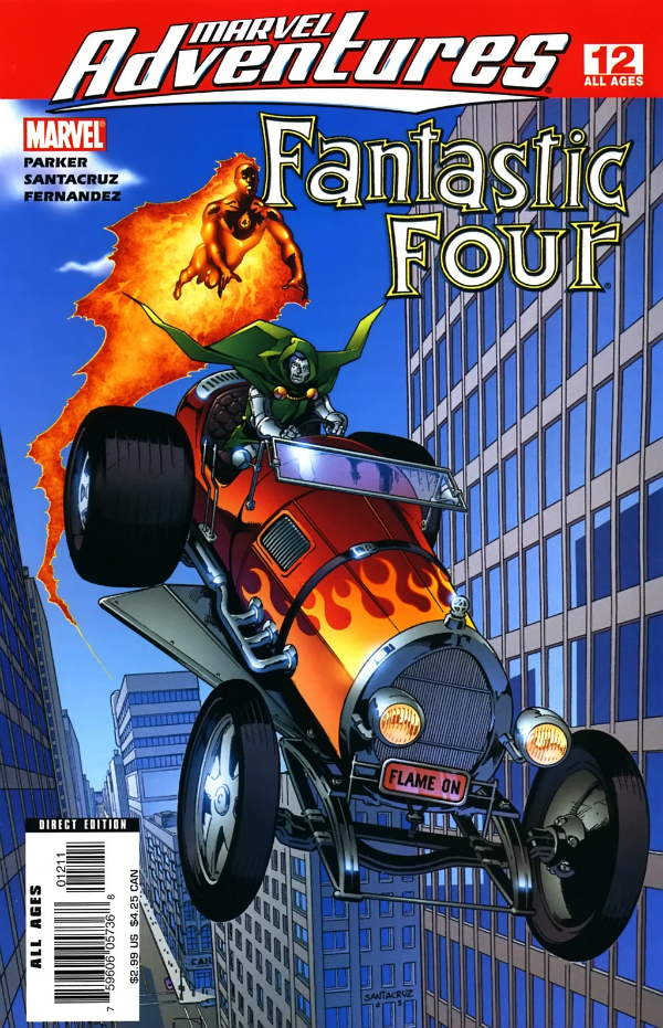 Marvel Adventures Fantastic Four #12 cover