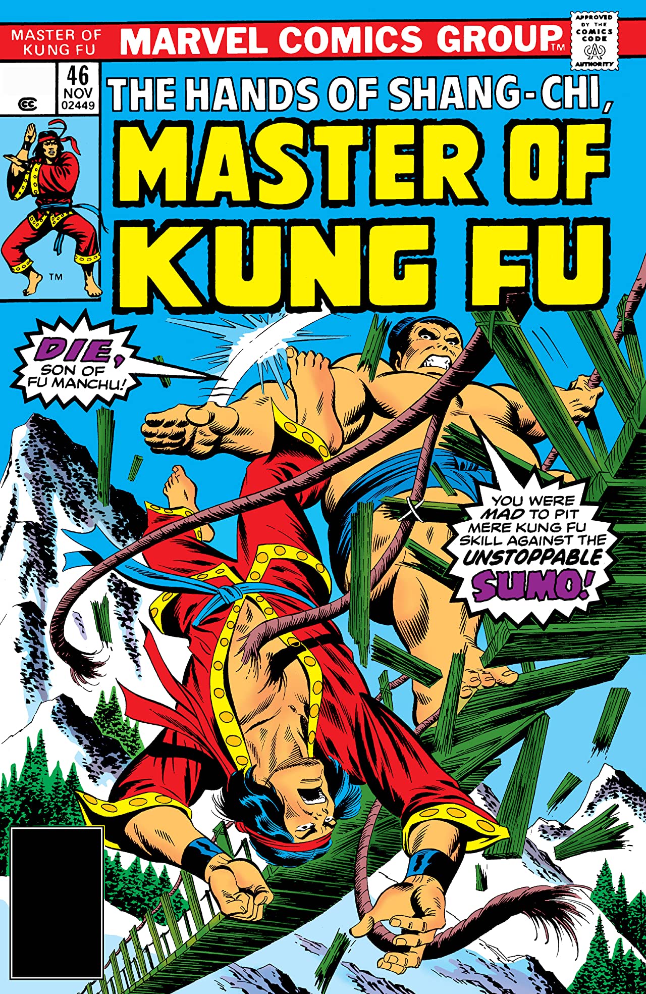 Master of Kung Fu #46 cover