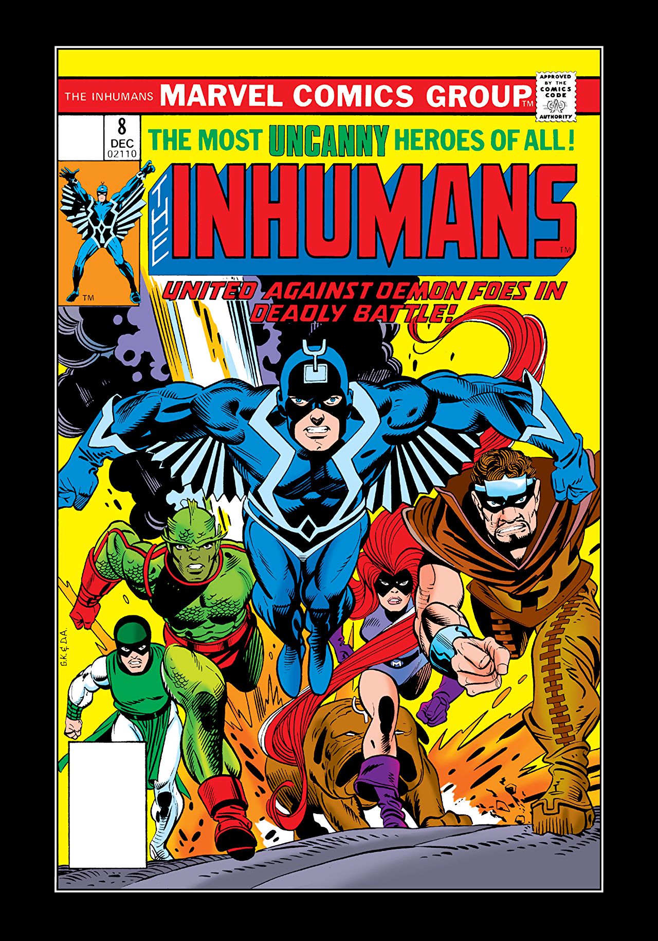 The Inhumans #8 cover
