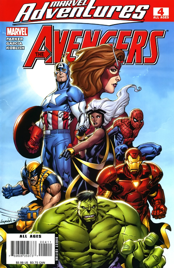 Marvel Adventures The Avengers #4 cover