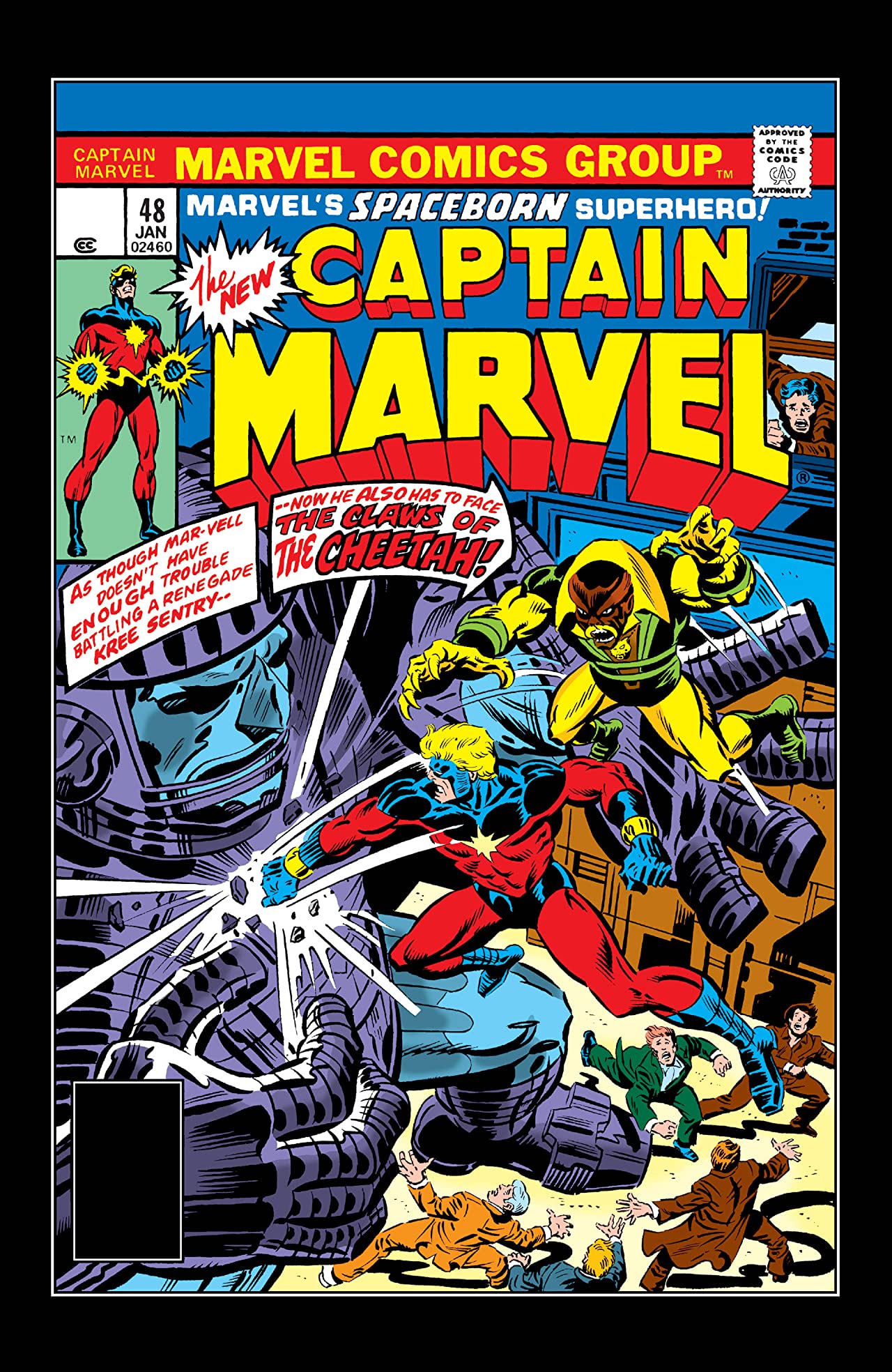 Captain Marvel #48 cover