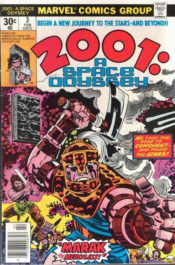 2001, A Space Odyssey #3 cover
