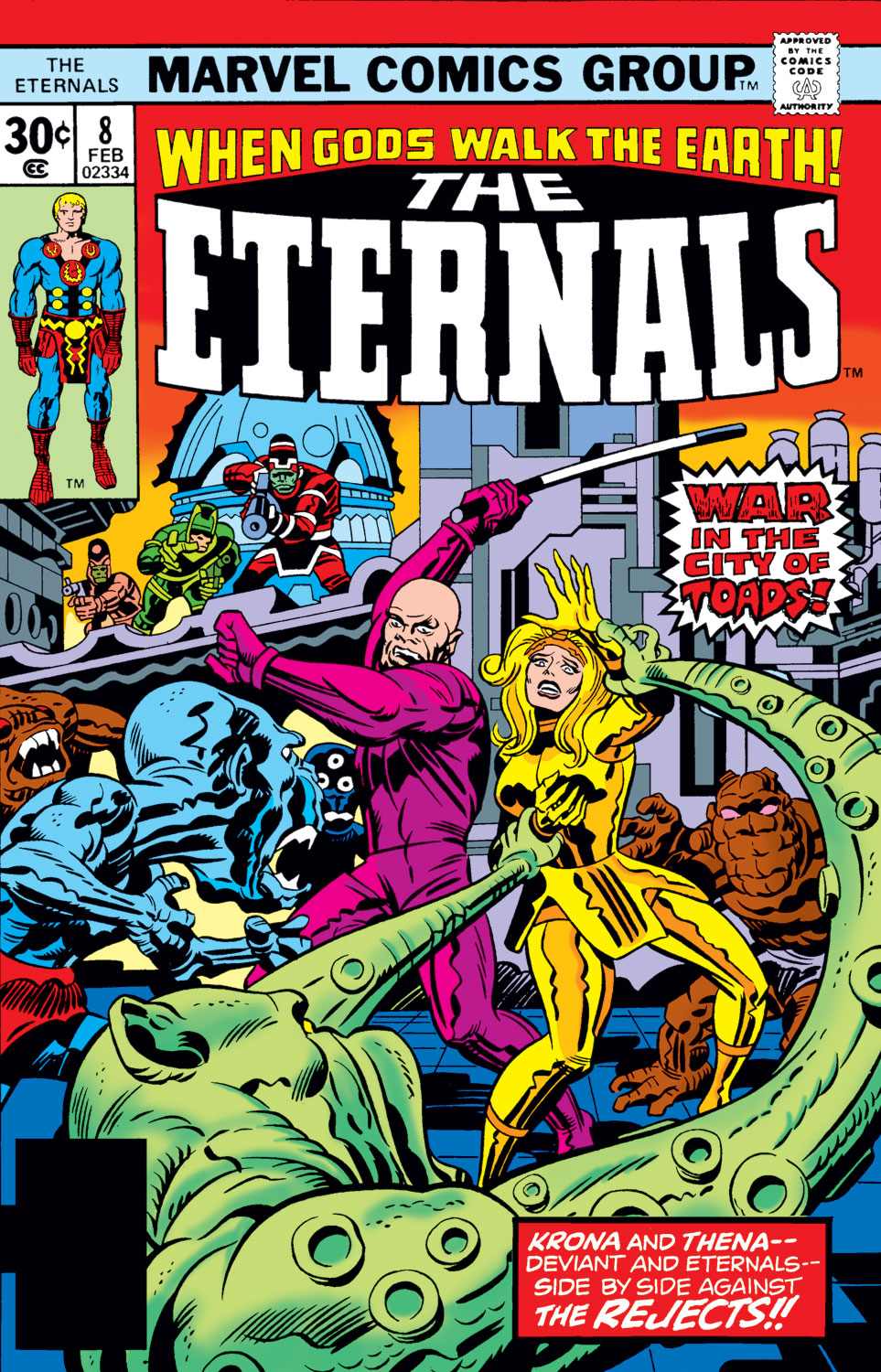 The Eternals #8 cover