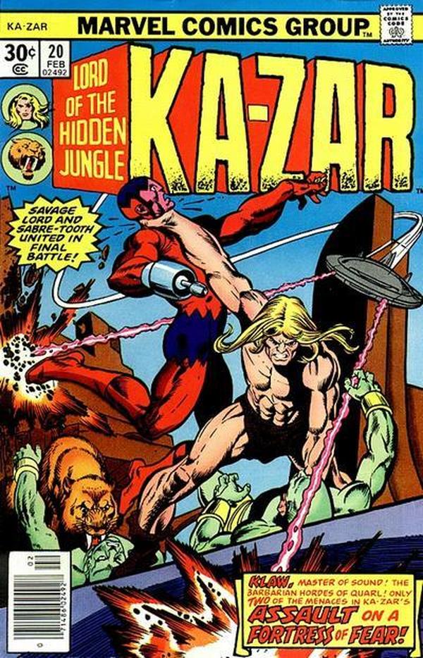 Ka-Zar #20 cover