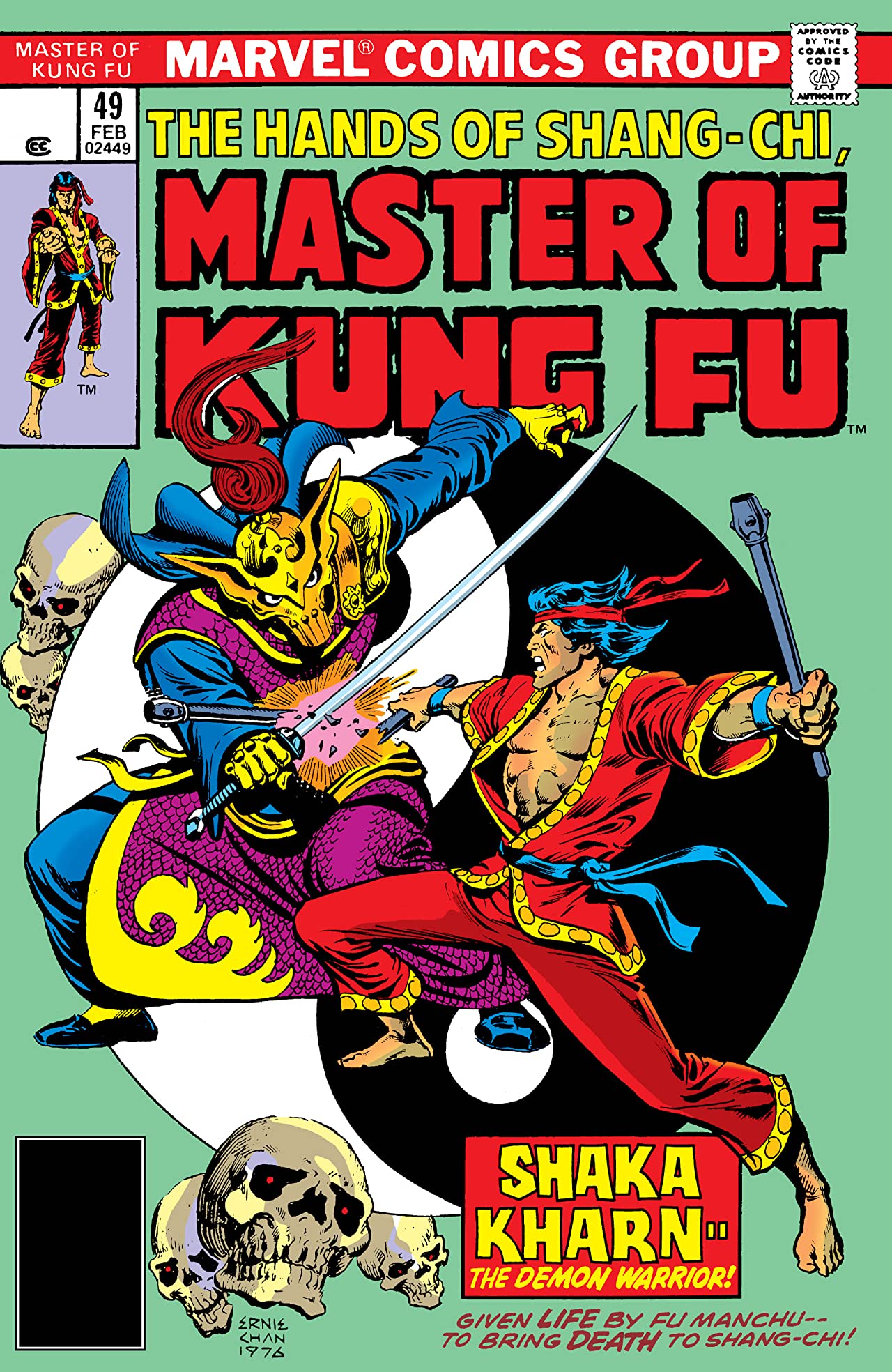 Master of Kung Fu #49 cover