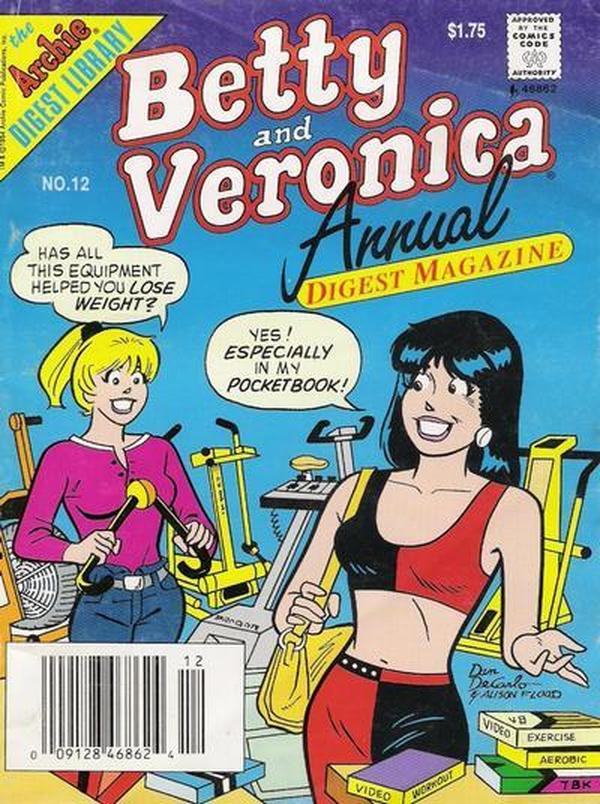 Betty and Veronica Annual Digest Magazine #12 cover