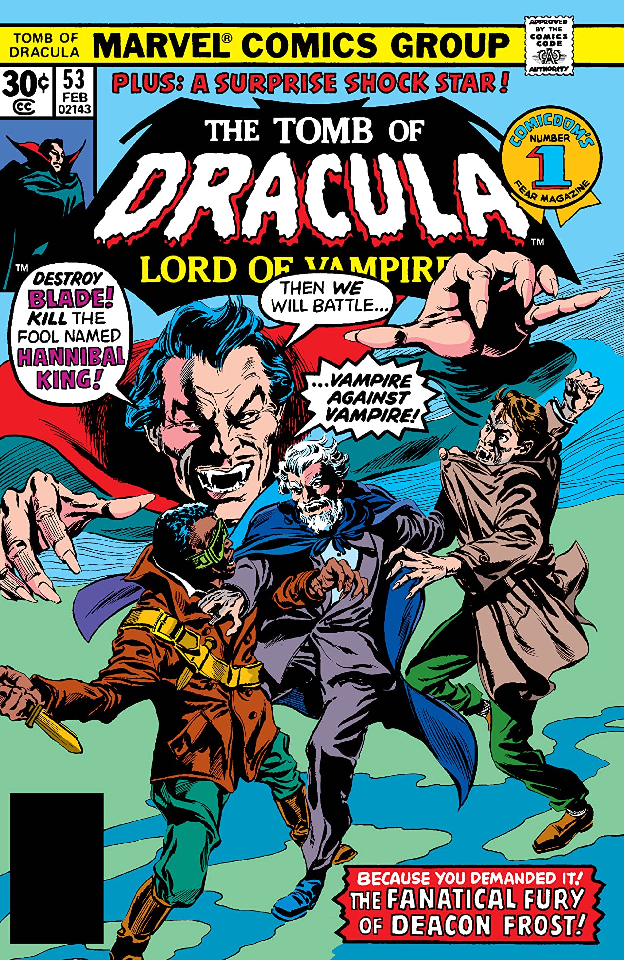 Tomb of Dracula #53 cover