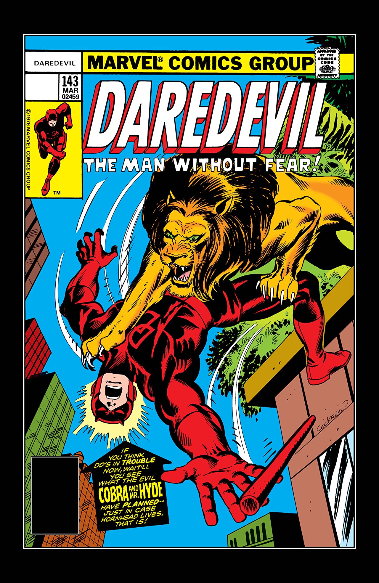 Daredevil #143 cover