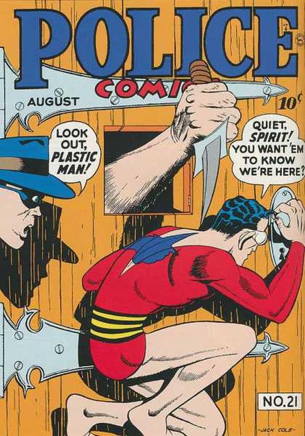 Police Comics #21 cover