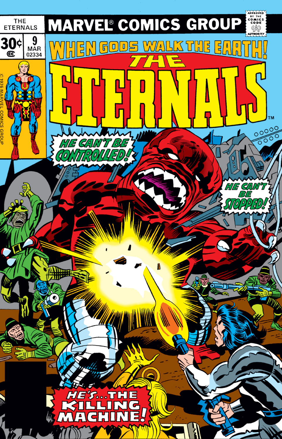 The Eternals #9 cover