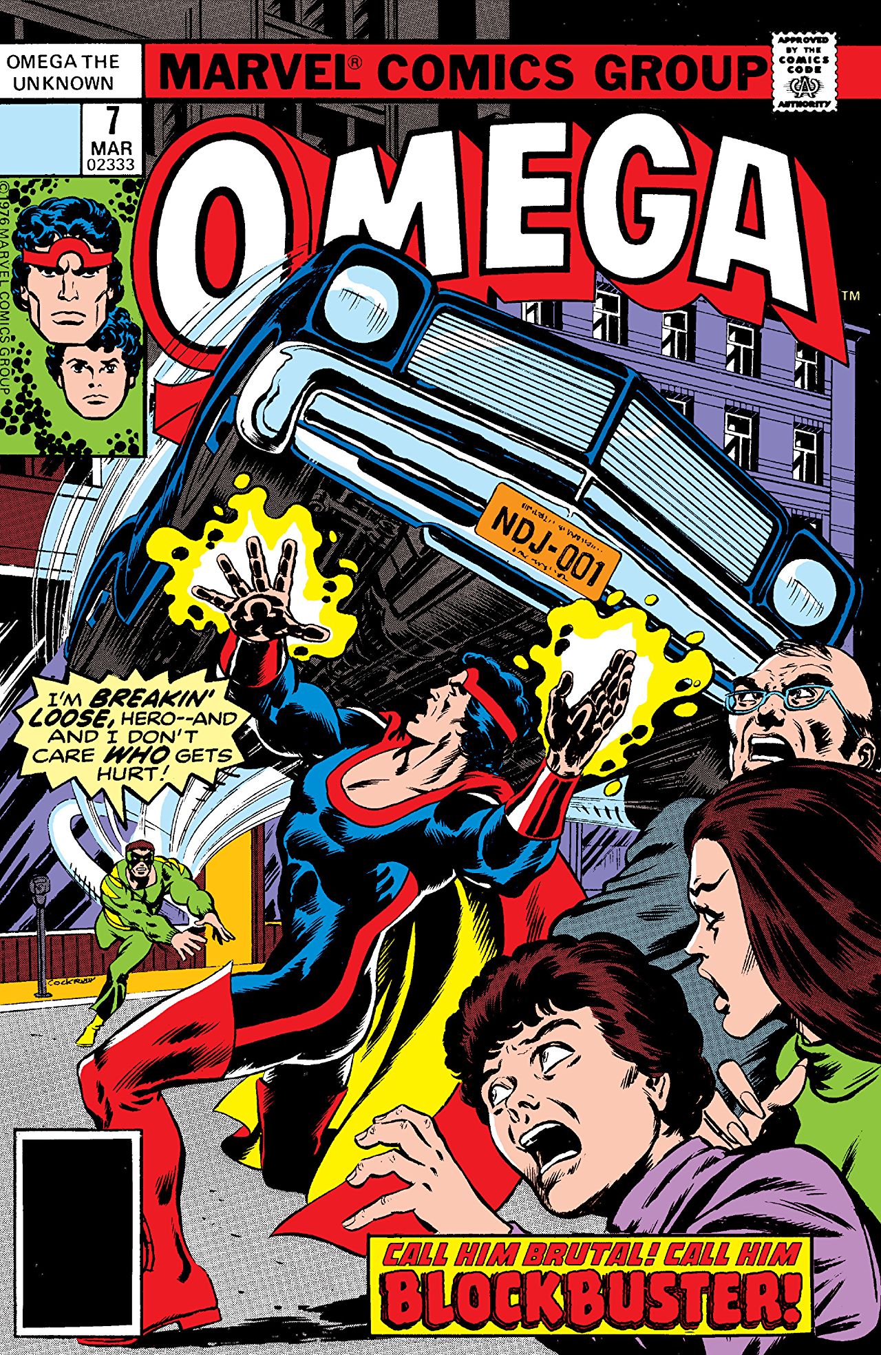Omega the Unknown #7 cover