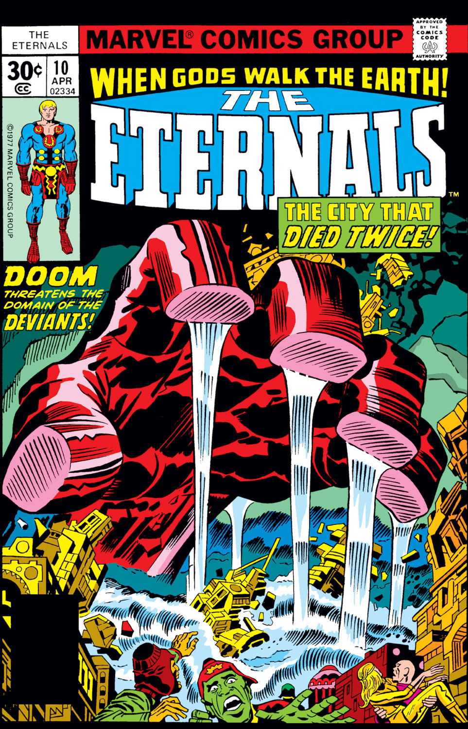 The Eternals #10 cover