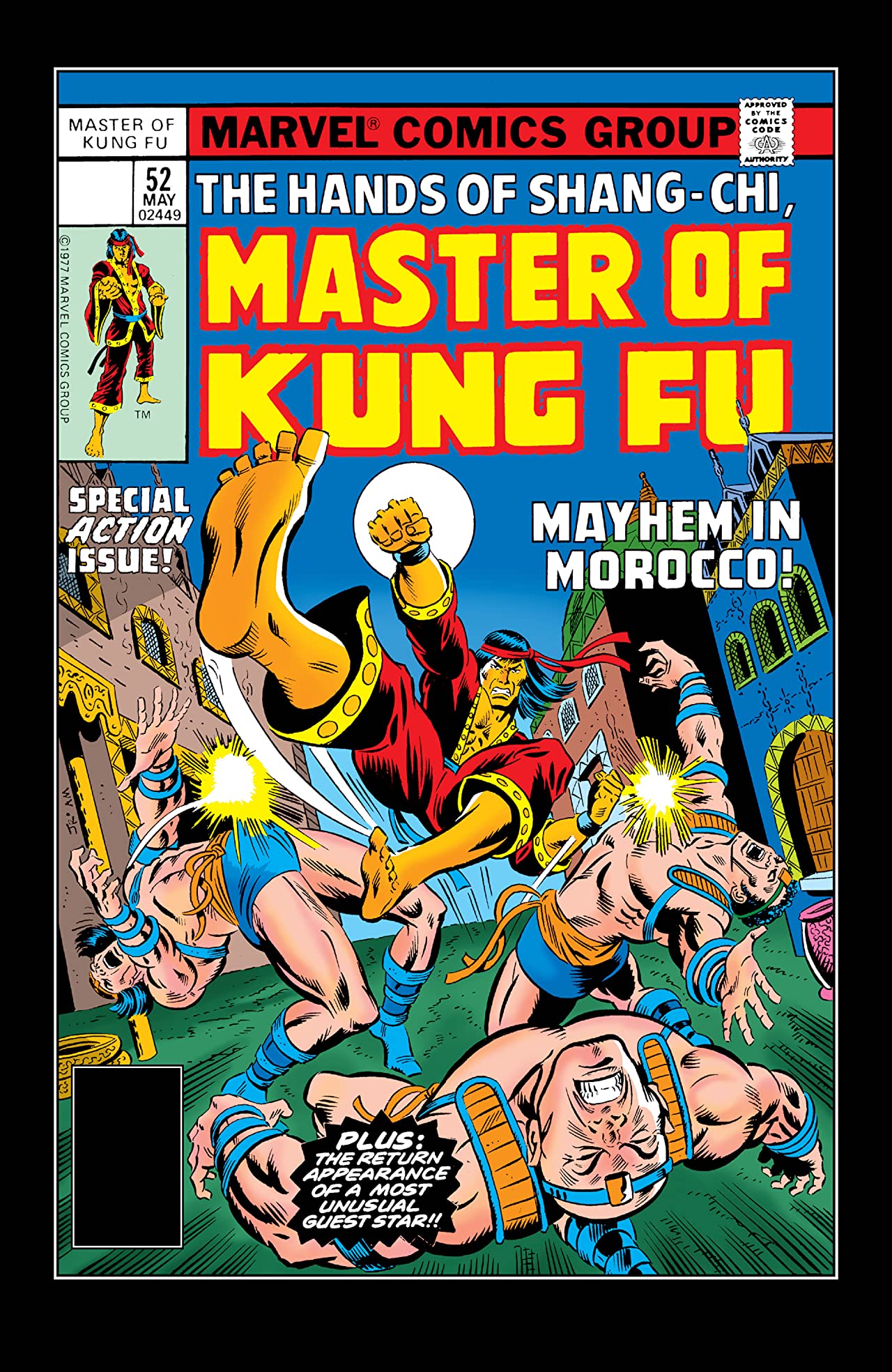 Master of Kung Fu #52 cover