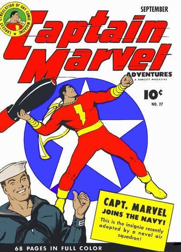 Captain Marvel Adventures #27 cover