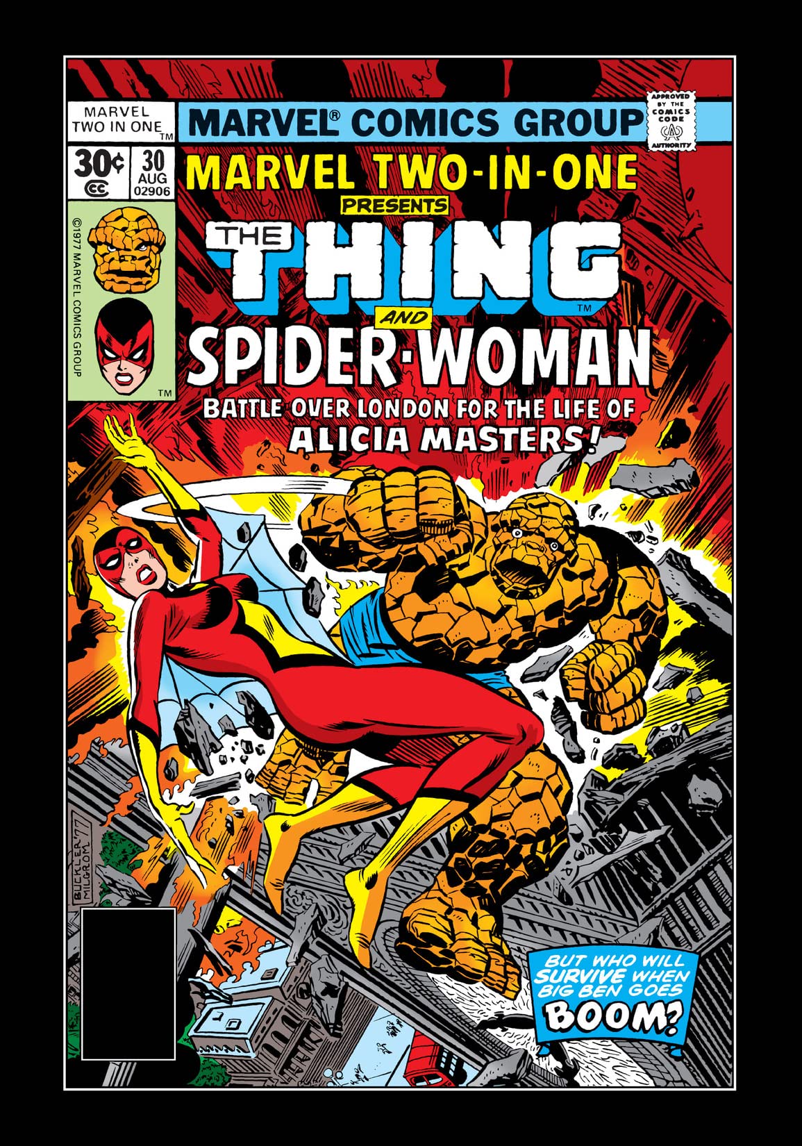 Marvel Two-in-One #30 cover