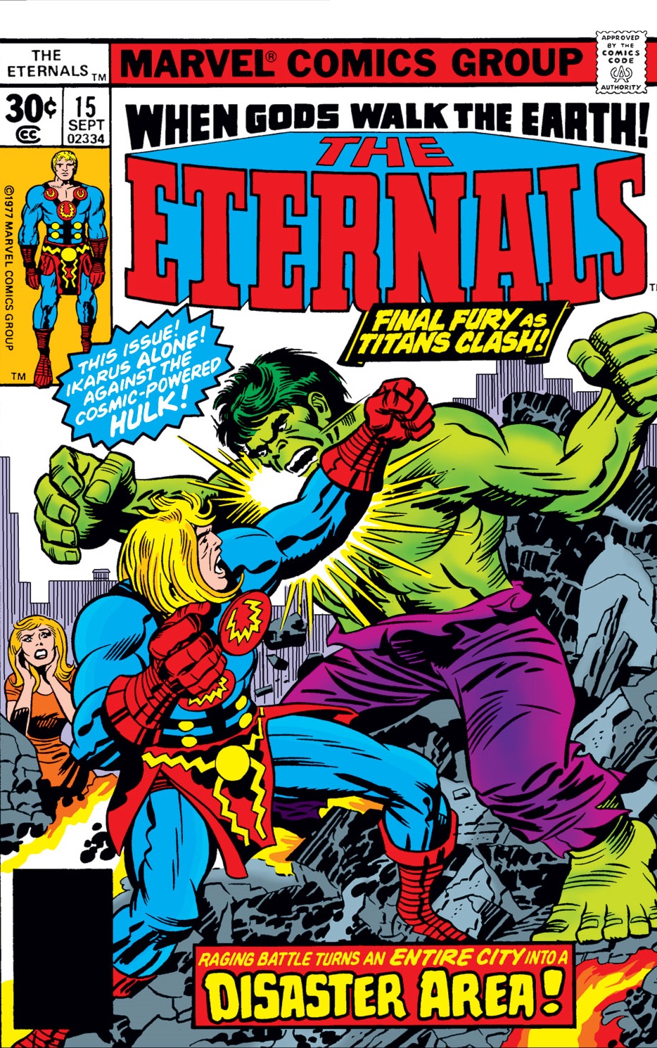 The Eternals #15 cover