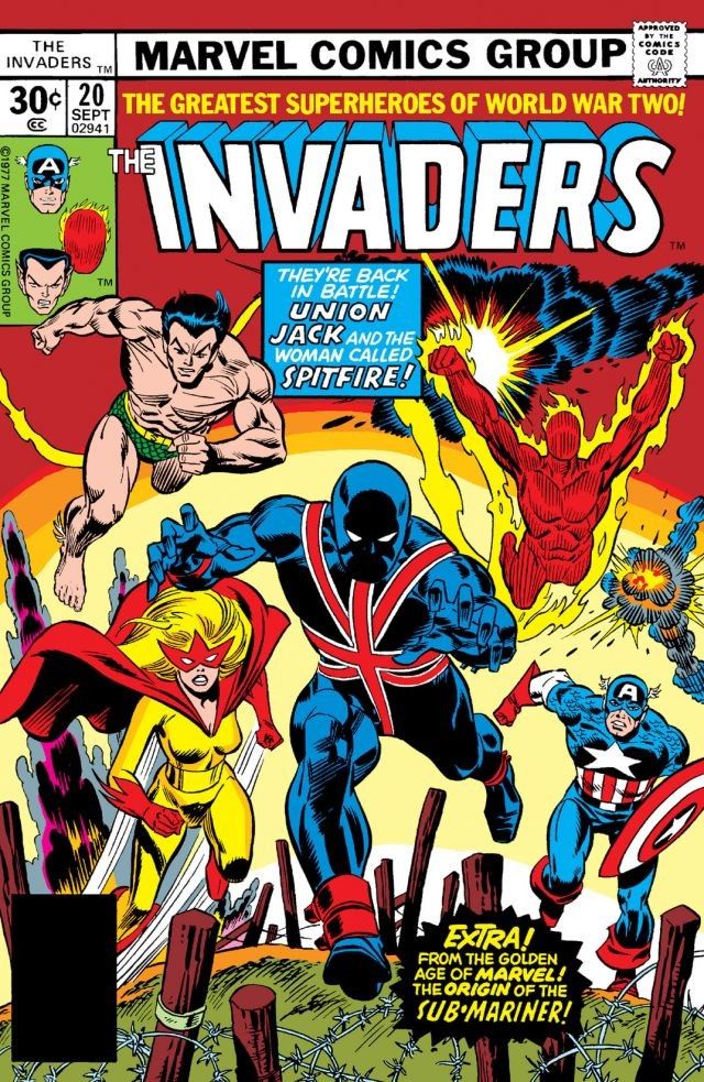 The Invaders #20 cover