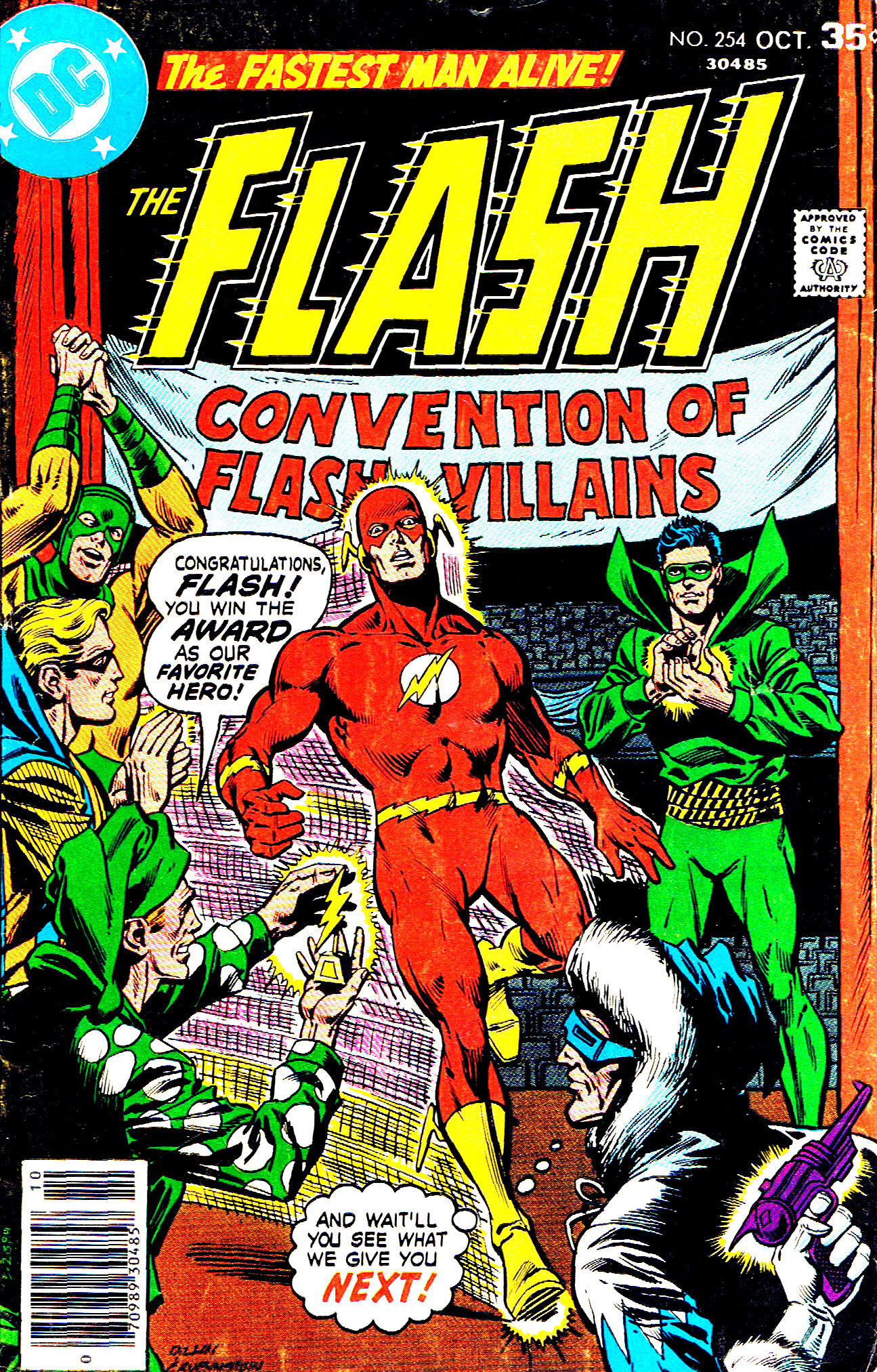 The Flash #254 cover