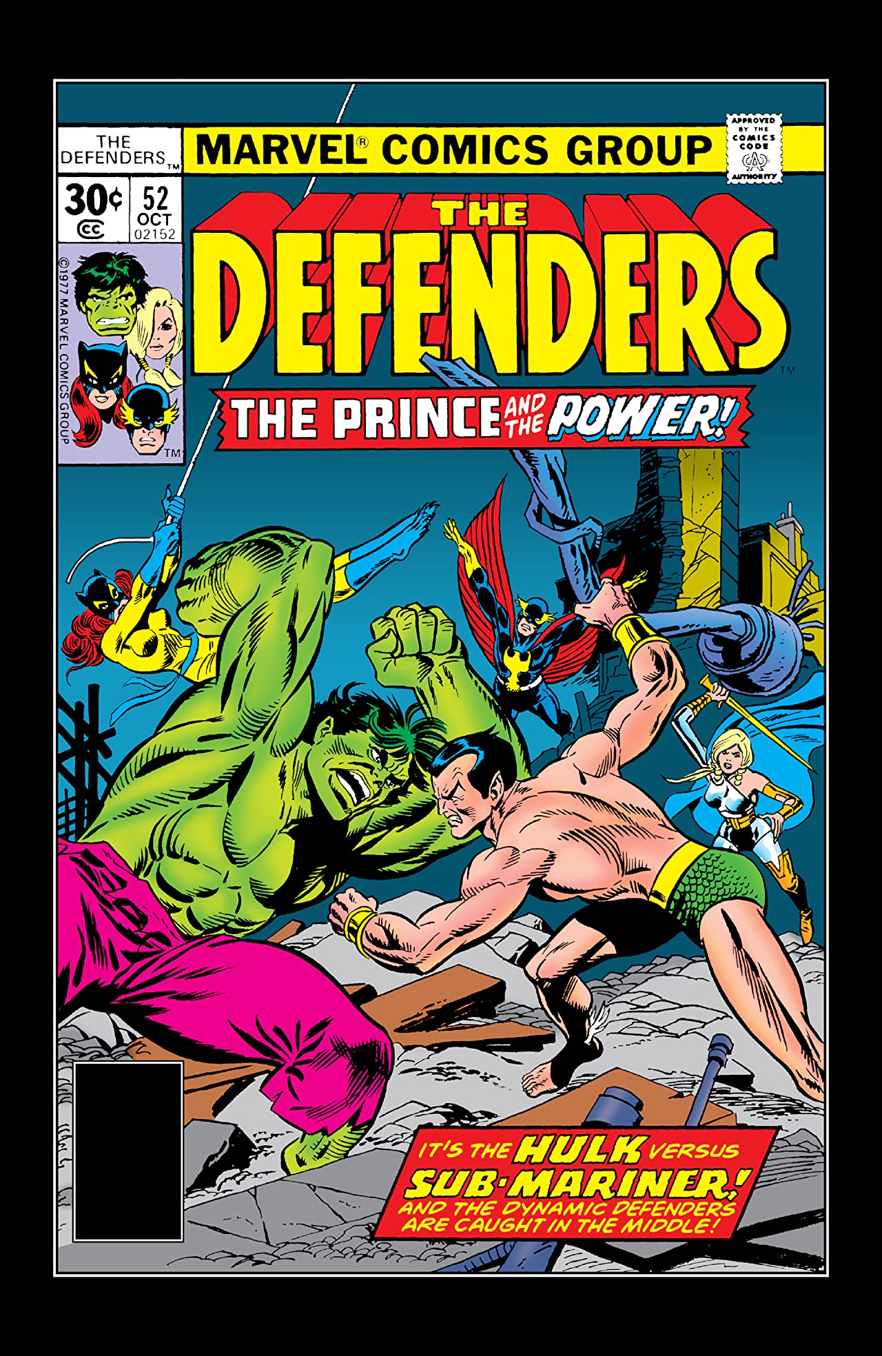 The Defenders #52 cover
