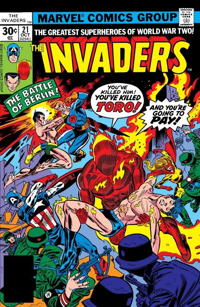 The Invaders #21 cover