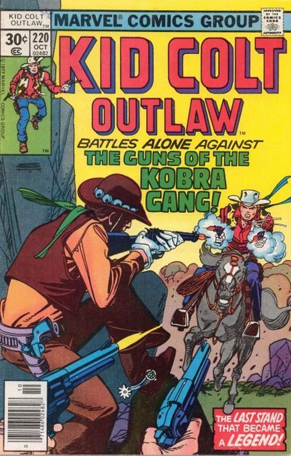 Kid Colt Outlaw #220 cover