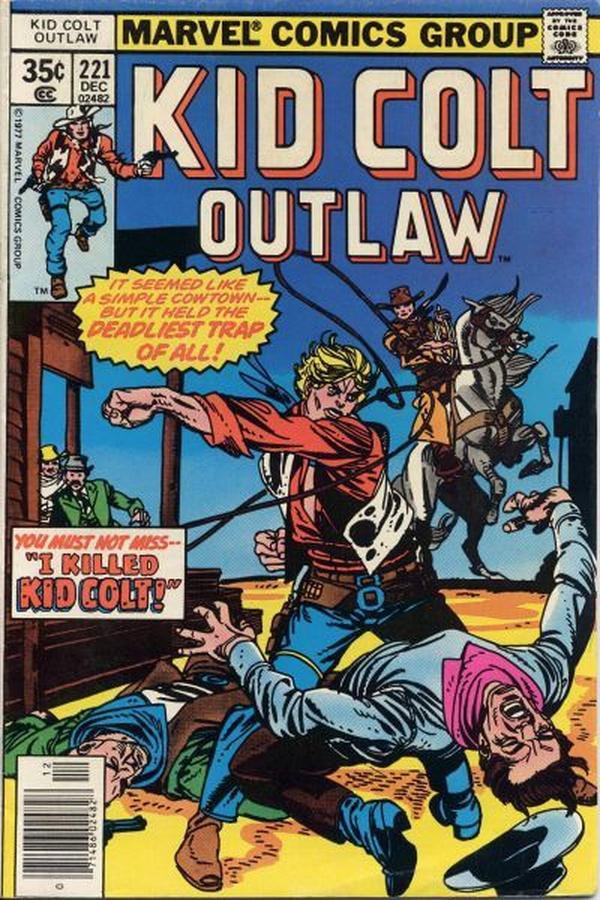 Kid Colt Outlaw #221 cover