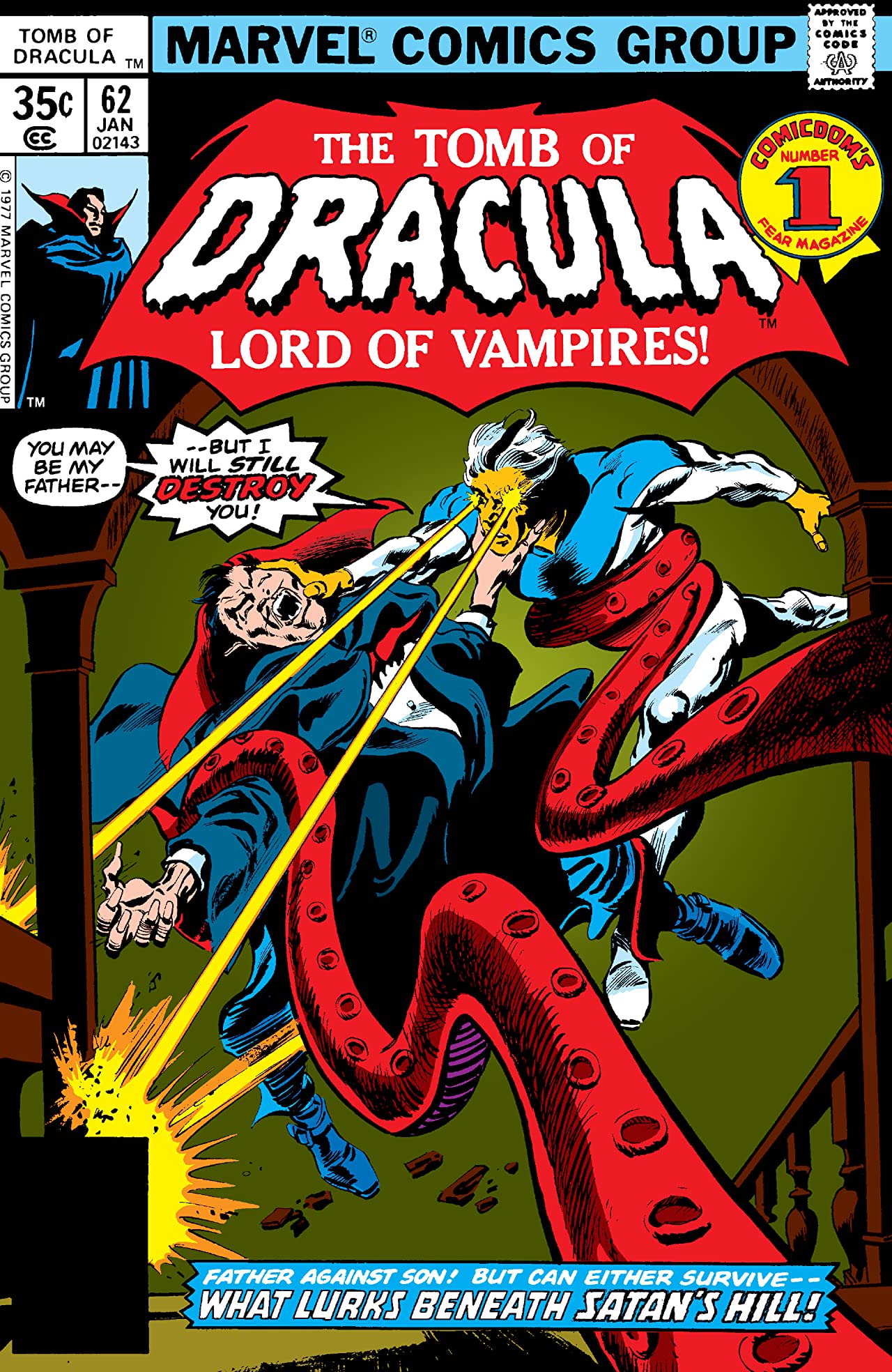 Tomb of Dracula #62 cover