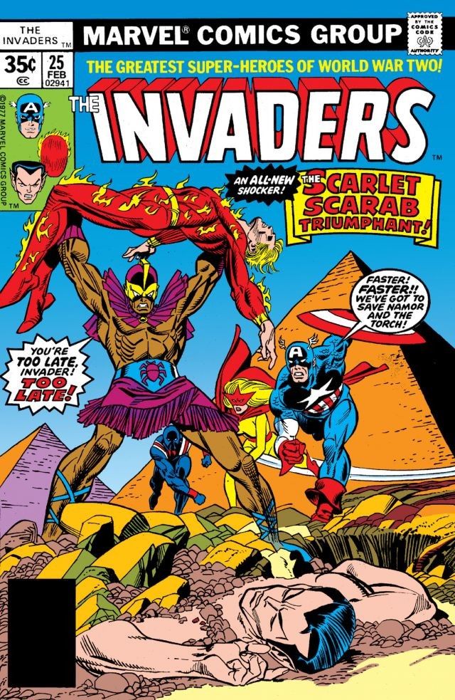 The Invaders #25 cover
