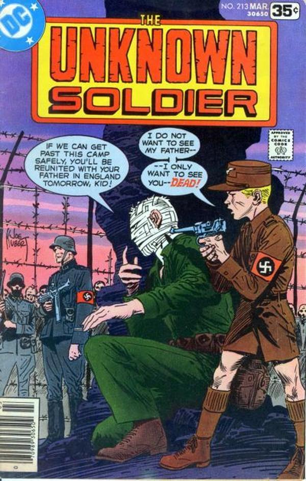 Unknown Soldier #213 cover