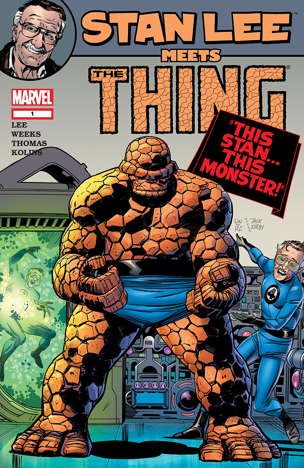 Stan Lee Meets The Thing #1 cover