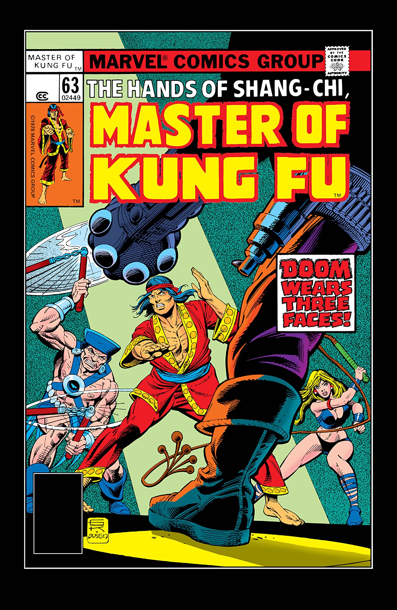 Master of Kung Fu #63 cover