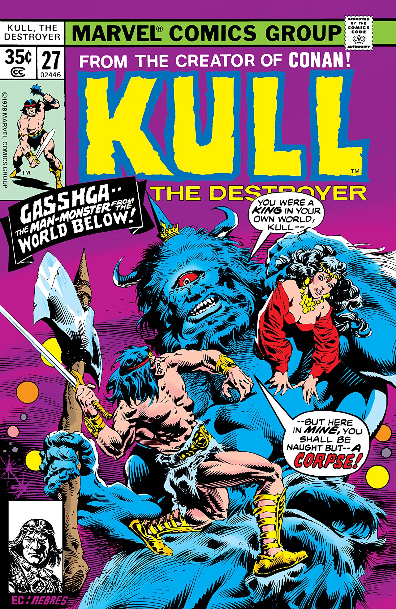 Kull, the Destroyer #27 cover