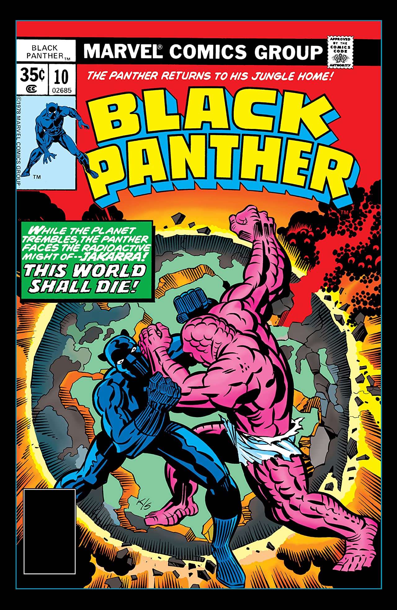 Black Panther #10 cover
