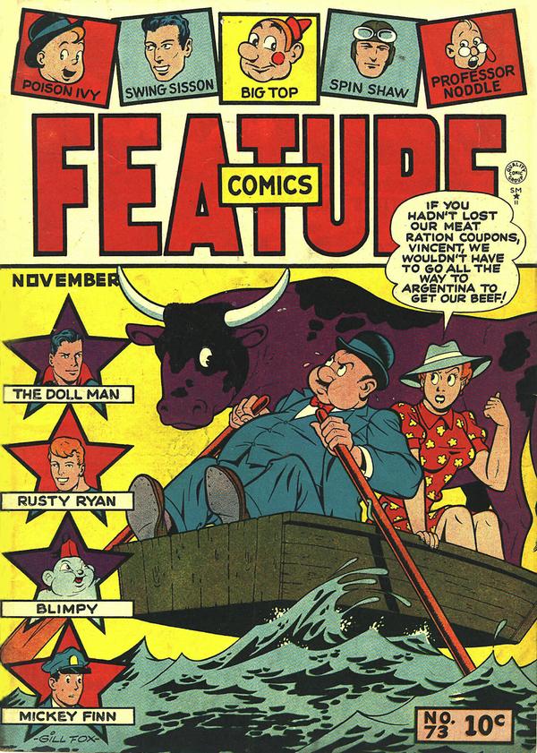 Feature Comics #73 cover