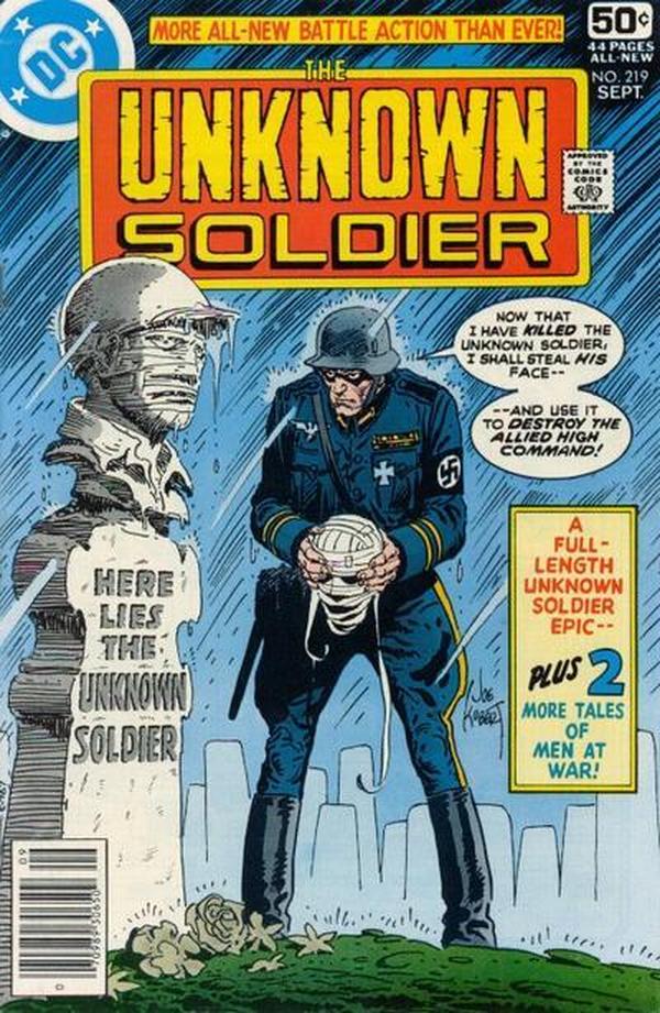 Unknown Soldier #219 cover