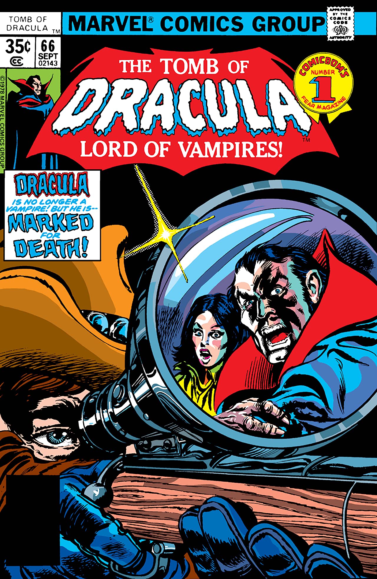 Tomb of Dracula #66 cover