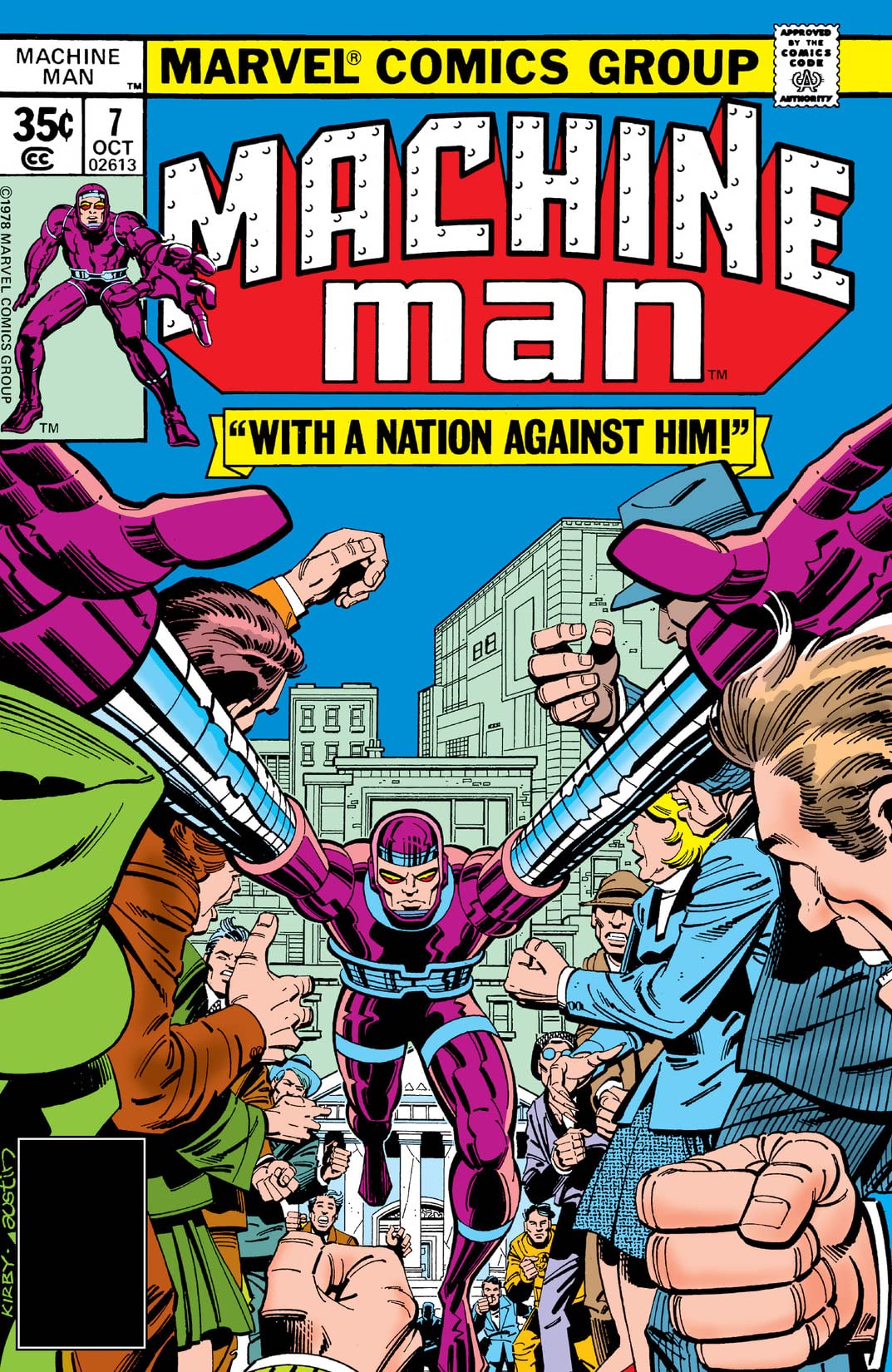 Machine Man #7 cover