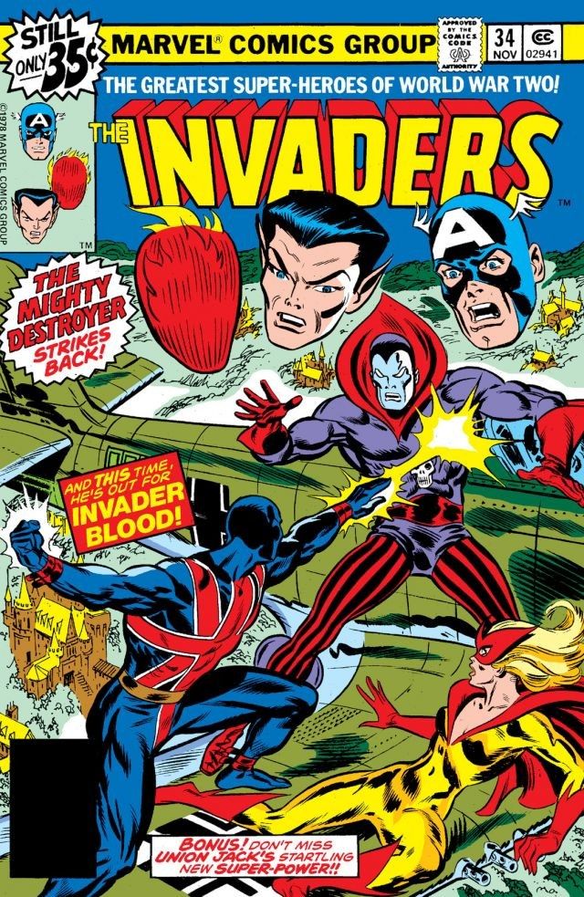 The Invaders #34 cover