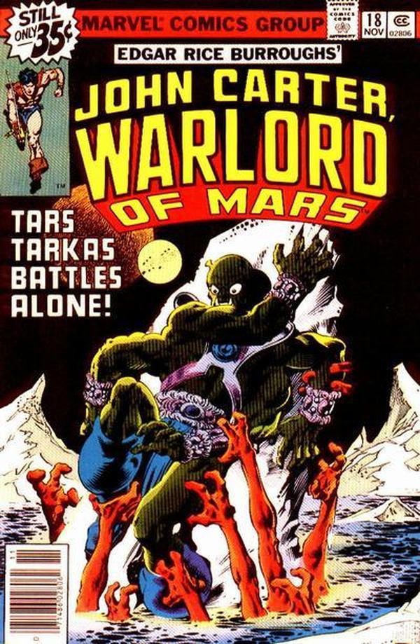 John Carter, Warlord of Mars #18 cover