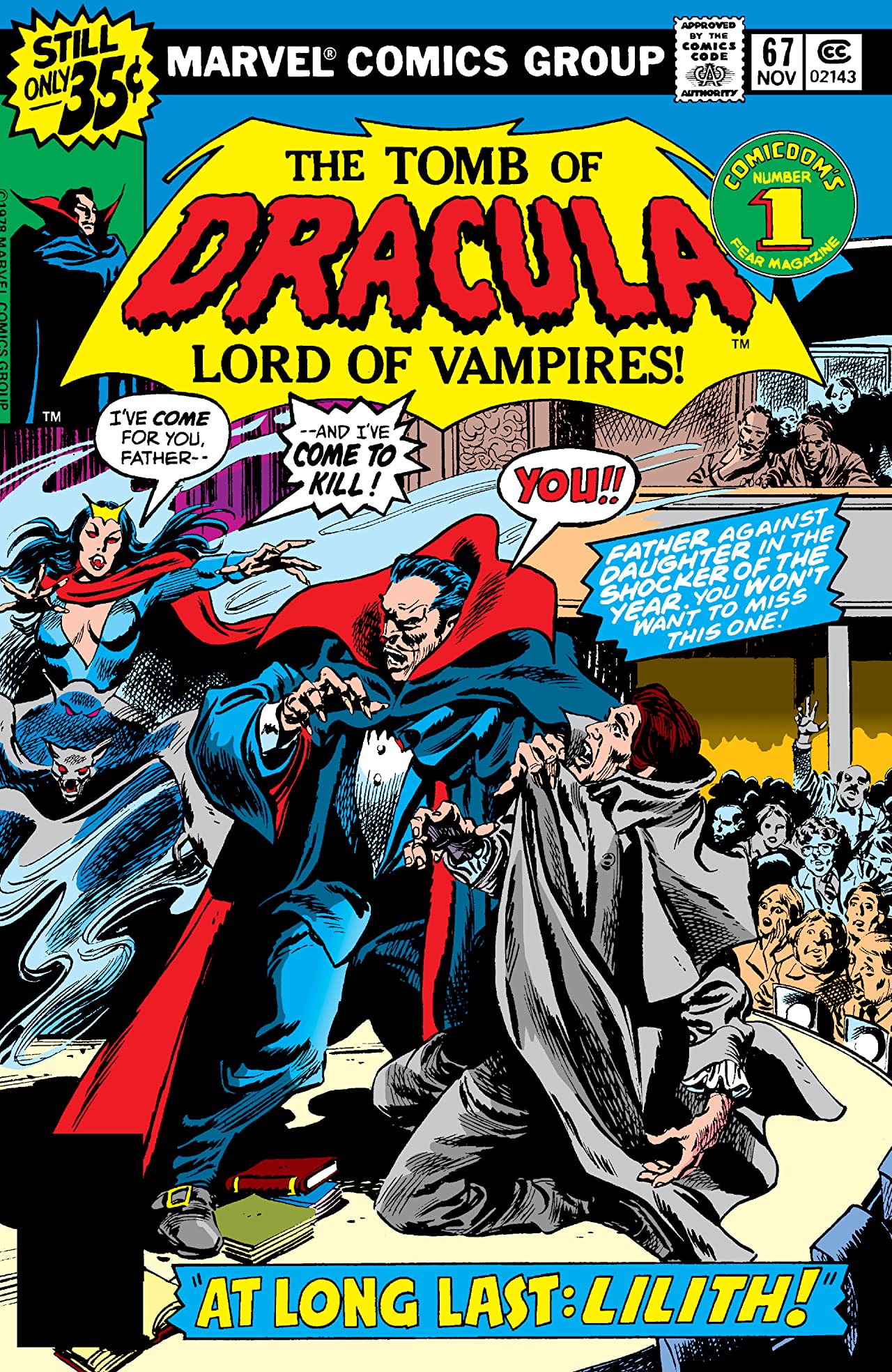 Tomb of Dracula #67 cover