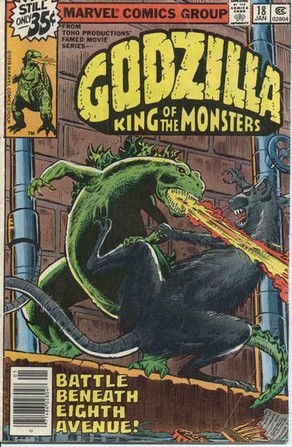 Godzilla #18 cover