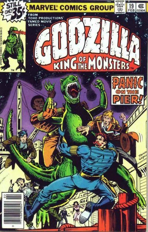Godzilla #19 cover
