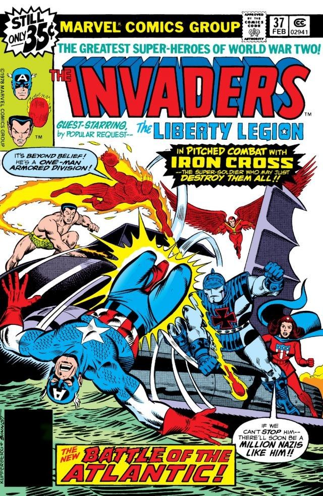 The Invaders #37 cover