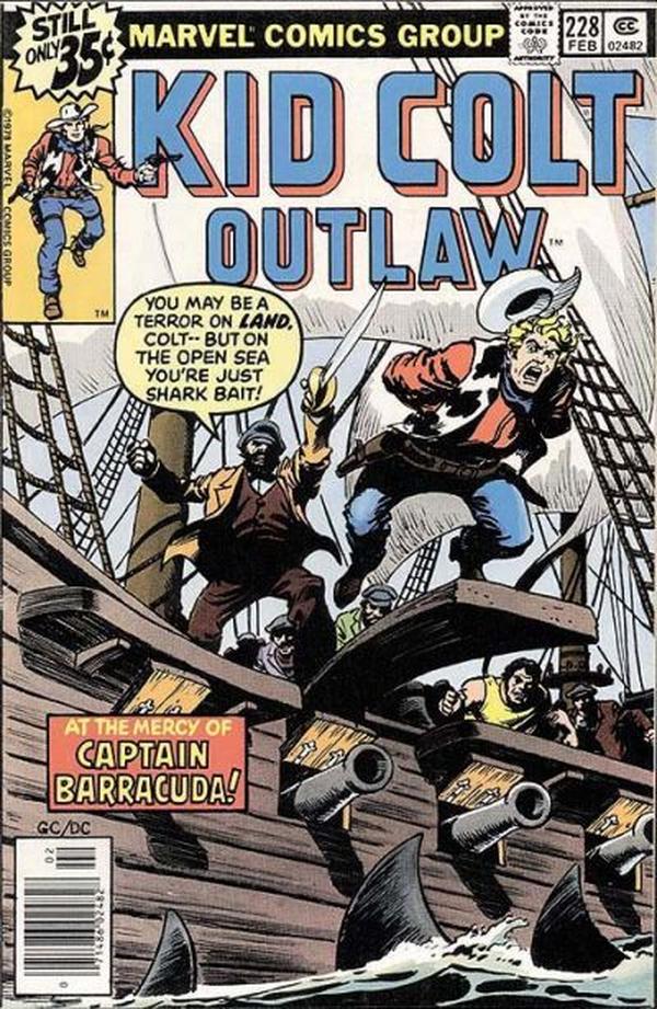 Kid Colt Outlaw #228 cover
