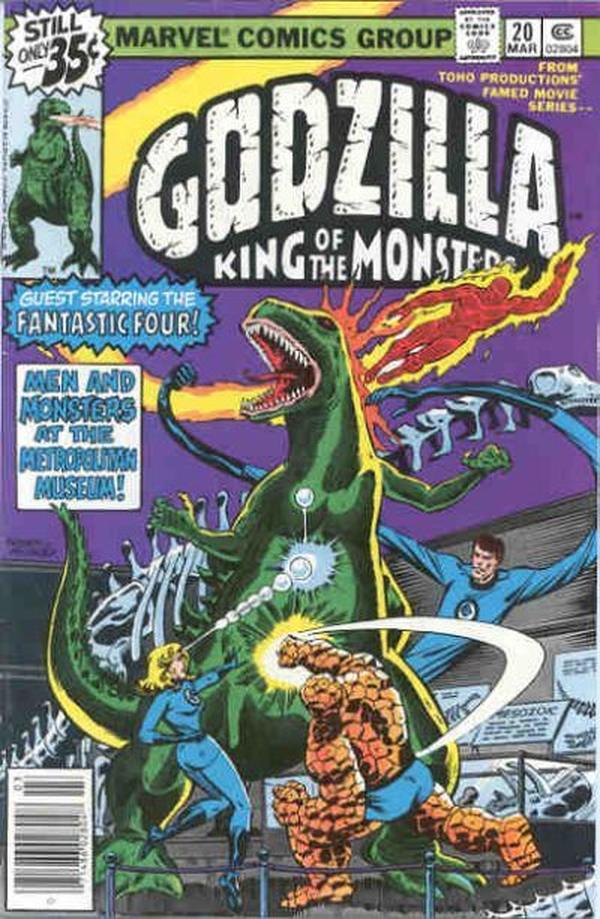 Godzilla #20 cover